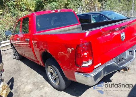 2012 Ram 1500 St из США, поврежденный, VIN 1C6RD7KT1CS340544